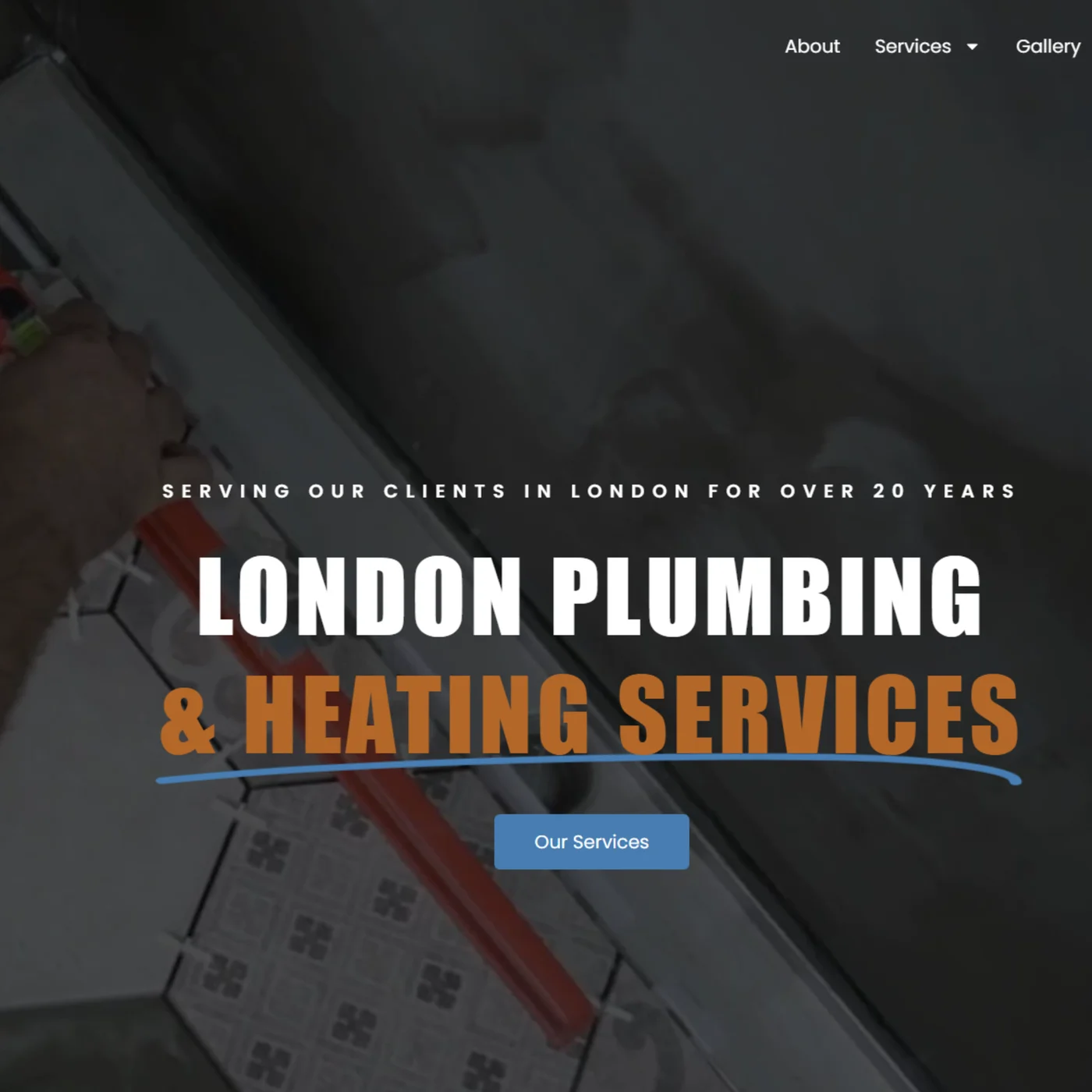 London Plumbing & Heating — portfolio project